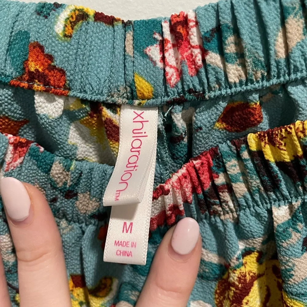 {Xhilaration} offshoulder  dress floral print Women's size M - Picture 7 of 9